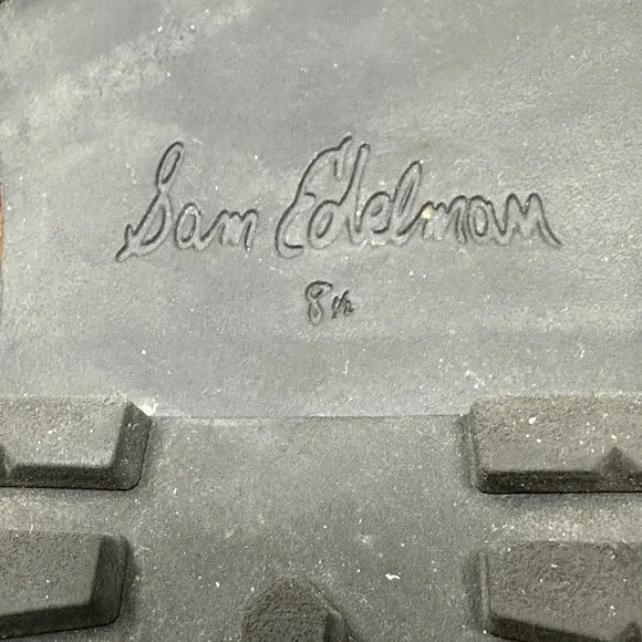 Sam Edelman Laurs Platform Lug Sole Loafers Size 8.5 Black Preppy Punk - Picture 10 of 16